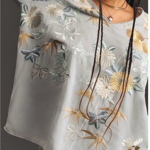 Embroidered Floral Women's Blouse